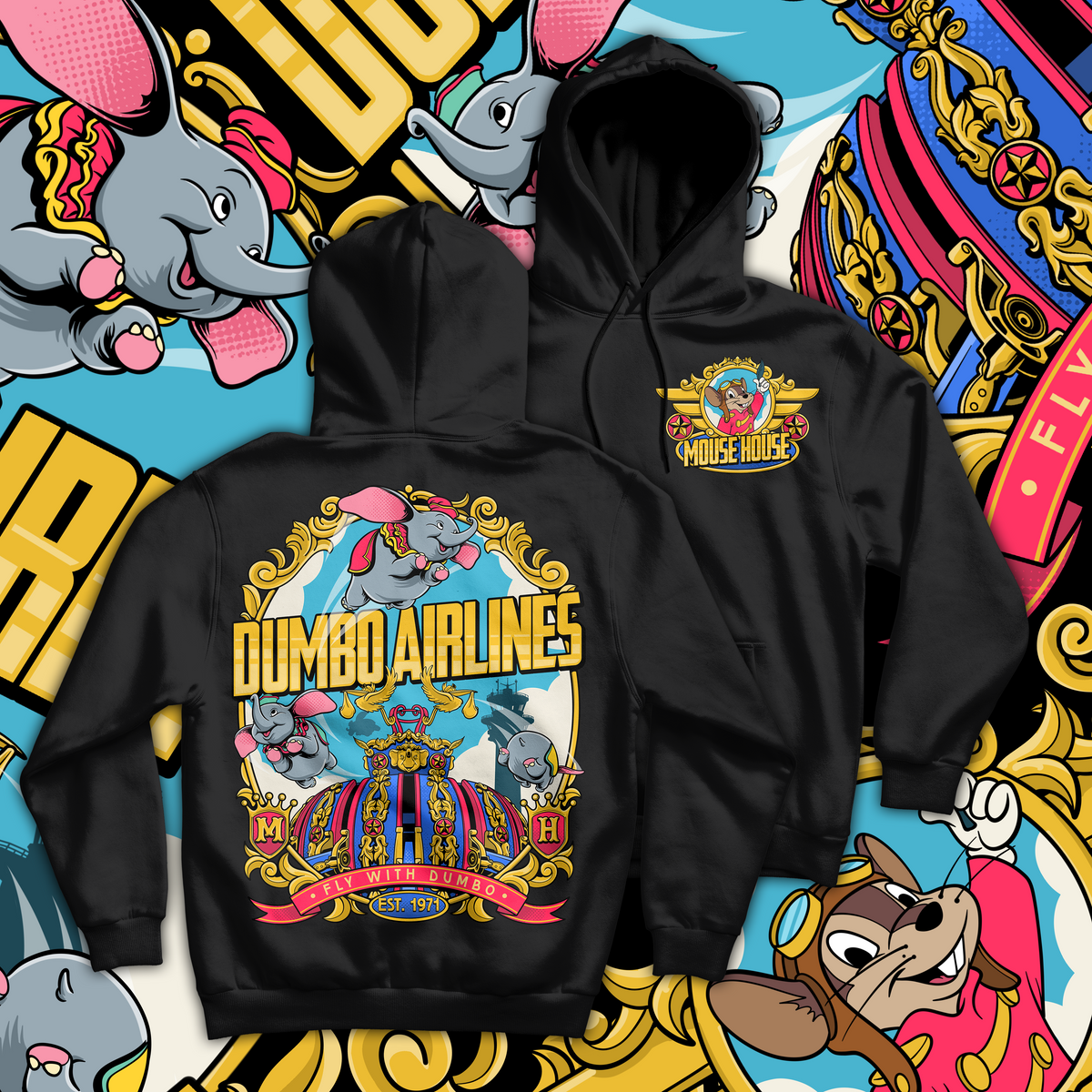 Airline Hoodie Mouse House Clothing airline-hoodie-mouse-house-clothing