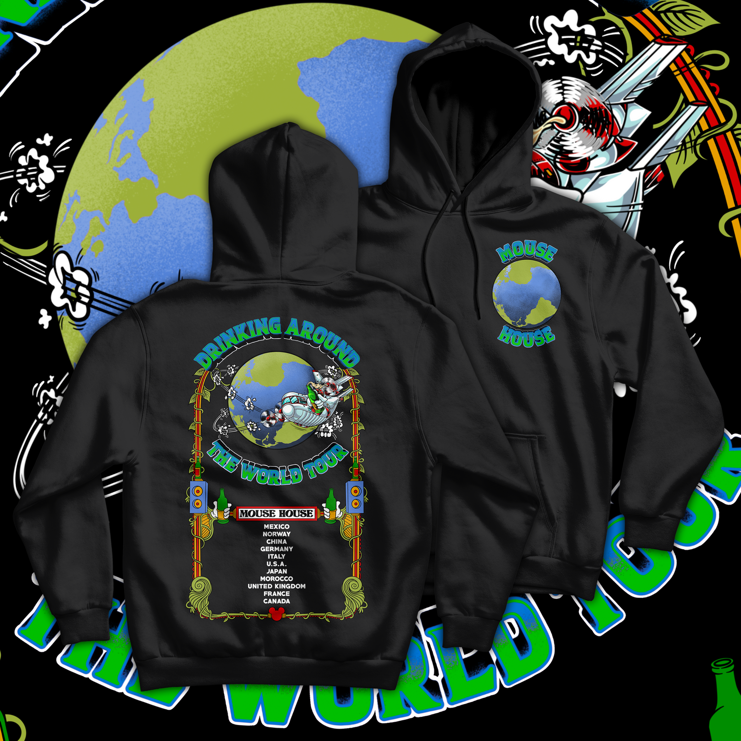 Drinking Around The World Hoodie